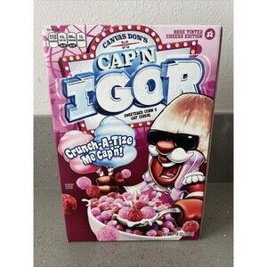 The Canvas Don CAP’N EARFQUAKE Custom Cereal Box IGOR Tyler the Creator IN HAND